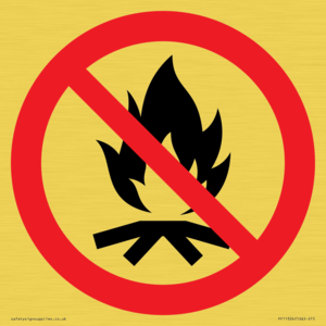 Prohibition: No campfire